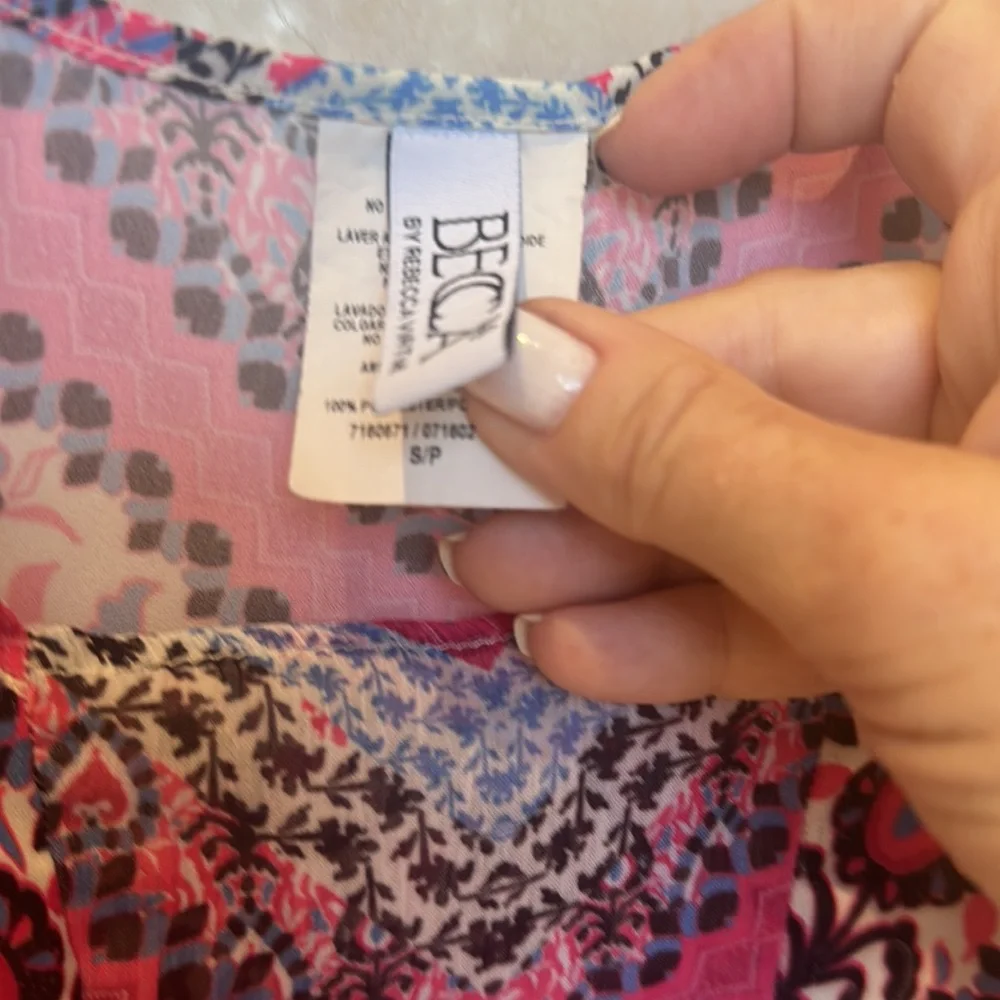 NWOT BECCA COVERUP Boho Chic Relaxed Dress Size S